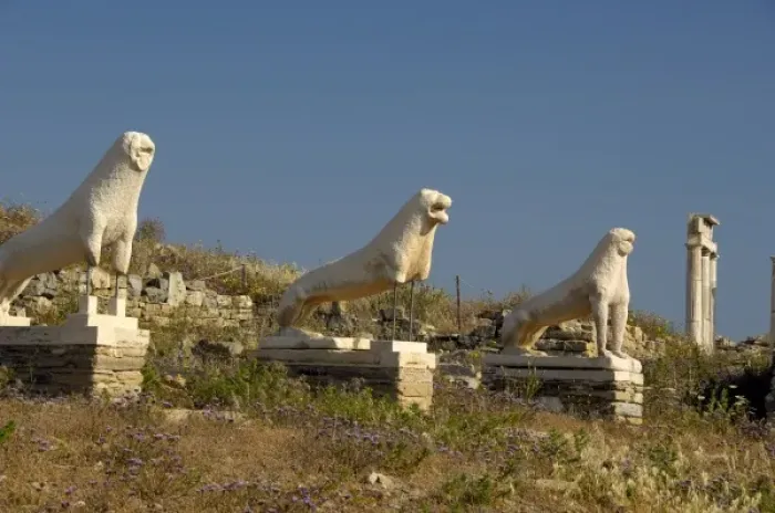 Framed Print : Europe, Greece, Cyclades, Delos. Famous 7th century Lions of the Naxians Framed Print : Europe, Greece, Cyclades, Delos. Famous 7th century Lions of the Naxians