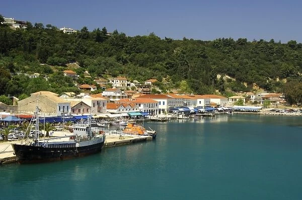 Europe, Greece, Katakolon aka Katakolo. Popular port city on the Ionian Sea, gateway
