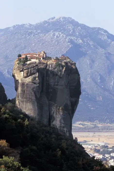 Framed Print : Europe, Greece, Meteora. Ancient monastery Framed Print : Europe, Greece, Meteora. Ancient monastery