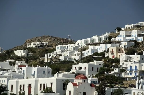 Europe, Greece, Mykonos. Typical homes