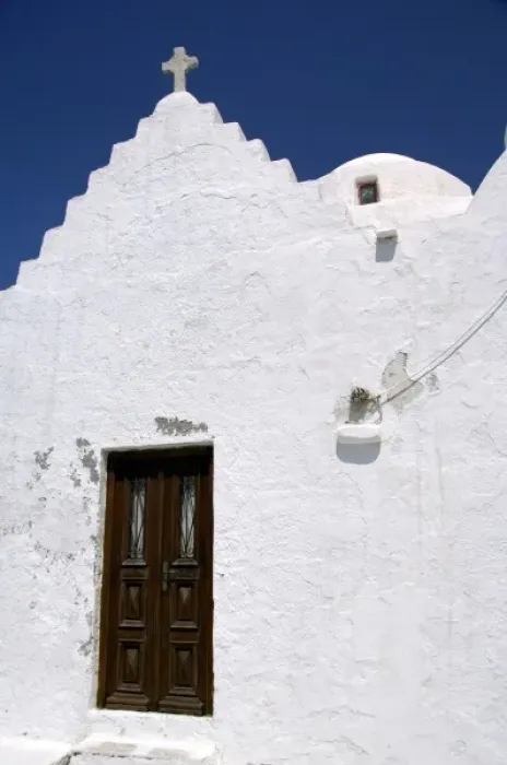 Framed Print : Europe, Greece, Mykonos. Typical whitewashed architecture Framed Print : Europe, Greece, Mykonos. Typical whitewashed architecture