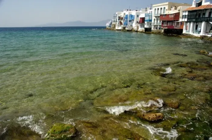 Framed Print : Europe, Greece, Mykonos. Views of the seaside area called Little Venice Framed Print : Europe, Greece, Mykonos. Views of the seaside area called Little Venice