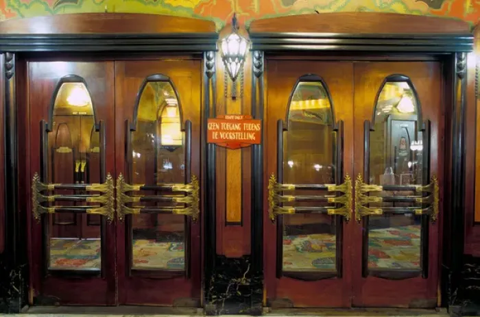 Framed Print : Europe, Holland, Amsterdam. Tuschinski, Art Deco Theater Framed Print : Europe, Holland, Amsterdam. Tuschinski, Art Deco Theater