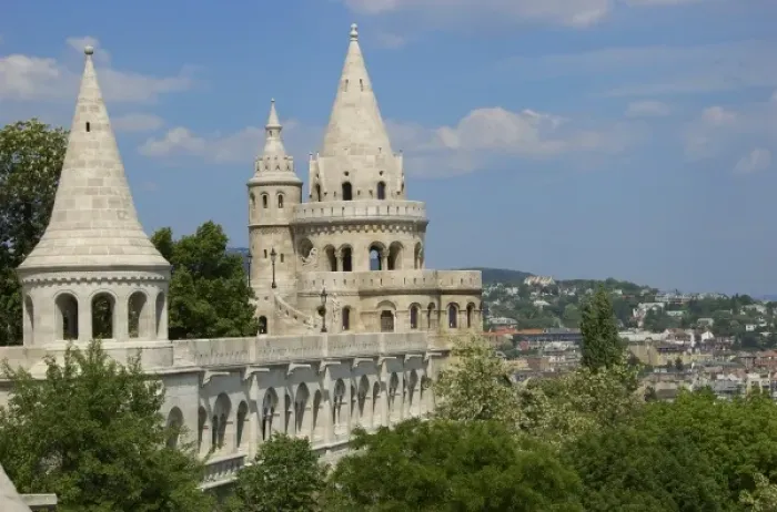 Framed Print : Europe, Hungary, Budapest, Buda, Castle Hill, towers of Fishermans Bastion Framed Print : Europe, Hungary, Budapest, Buda, Castle Hill, towers of Fishermans Bastion