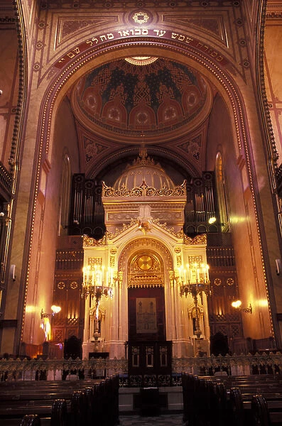 Europe, Hungary, Budapest Dohaney street Synagogue