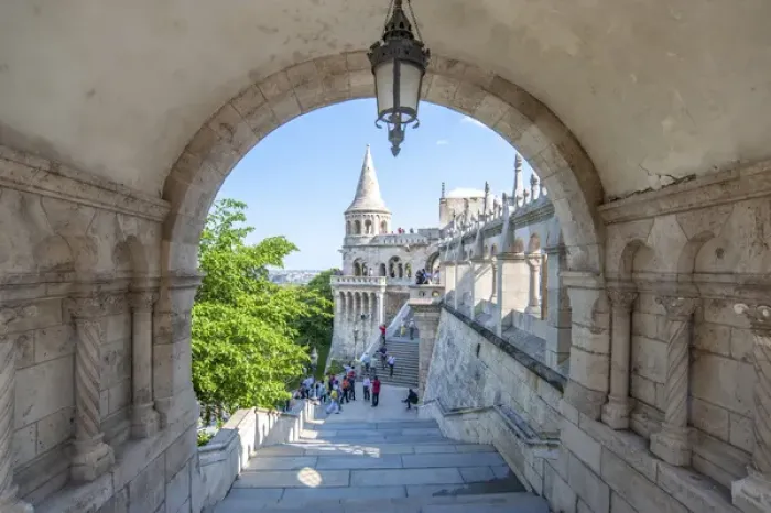 Framed Print : Europe, Hungary, Budapest, Fishermans Bastion Framed Print : Europe, Hungary, Budapest, Fishermans Bastion
