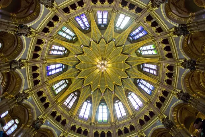 Framed Print : Europe, Hungary, Budapest. Interior dome of Parliament Building Framed Print : Europe, Hungary, Budapest. Interior dome of Parliament Building