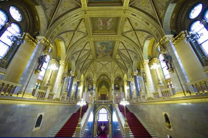Framed Print : Europe, Hungary, Budapest. Ornate interior of Parliament Building. Credit as: Jim Framed Print : Europe, Hungary, Budapest. Ornate interior of Parliament Building. Credit as: Jim