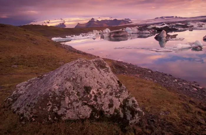 Framed Print : Europe, Iceland, Jokulsarlon lagoon