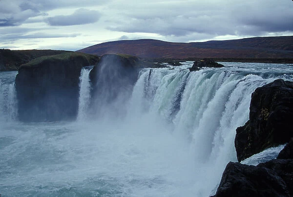 04. Europe, Iceland, Myvatn area, Godafoss Waterfall