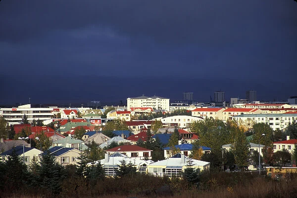 04. Europe, Iceland, Reykjavik, View from The Pearl