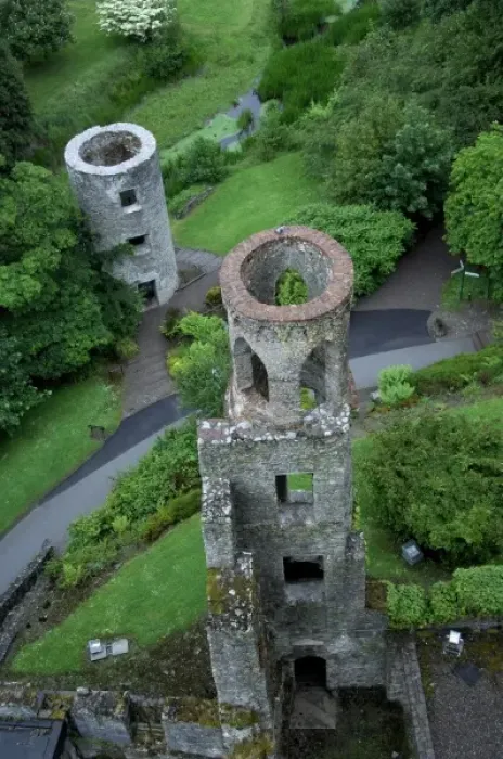 Framed Print : Europe, Ireland, Blarney Castle. Overview from castle top. THIS IMAGE RESTRICTED Framed Print : Europe, Ireland, Blarney Castle. Overview from castle top. THIS IMAGE RESTRICTED