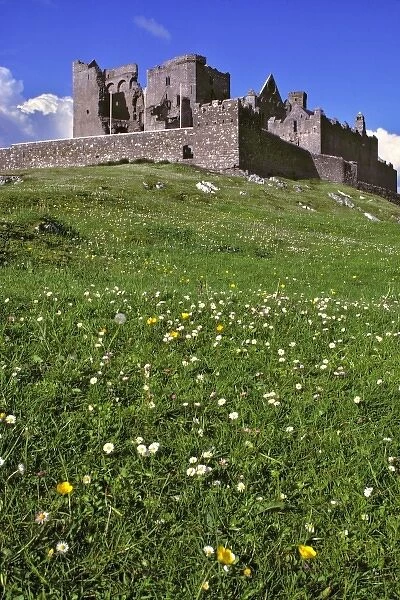 Europe, Ireland, Cashel. The imposing Rock of Cashel is a national monument in County Tipperary