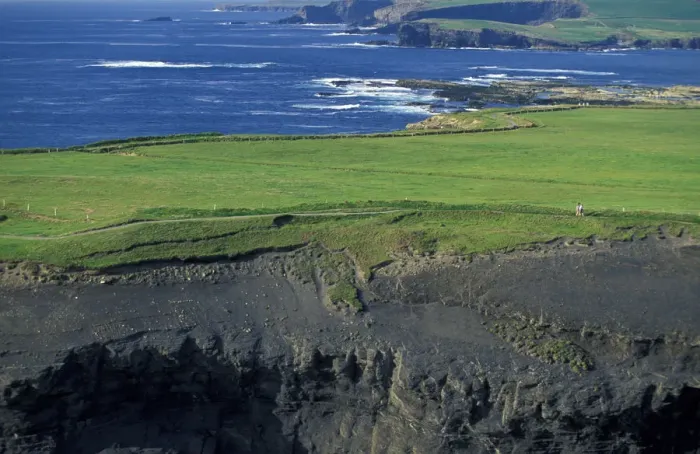 Framed Print : Europe, Ireland, Country Clare. Kilkee Coast