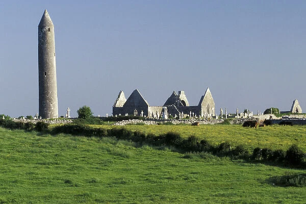 Europe, Ireland, County Clare. Kilmacduagh Church