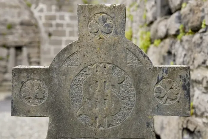 Framed Print : Europe, Ireland, County Mayo, Murrisk. Celtic cross detail in ruins of Murrisk Abbey Framed Print : Europe, Ireland, County Mayo, Murrisk. Celtic cross detail in ruins of Murrisk Abbey