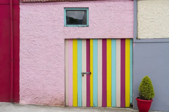 Framed Print : Europe, Ireland, Eyeries. Exterior of colorful house Framed Print : Europe, Ireland, Eyeries. Exterior of colorful house