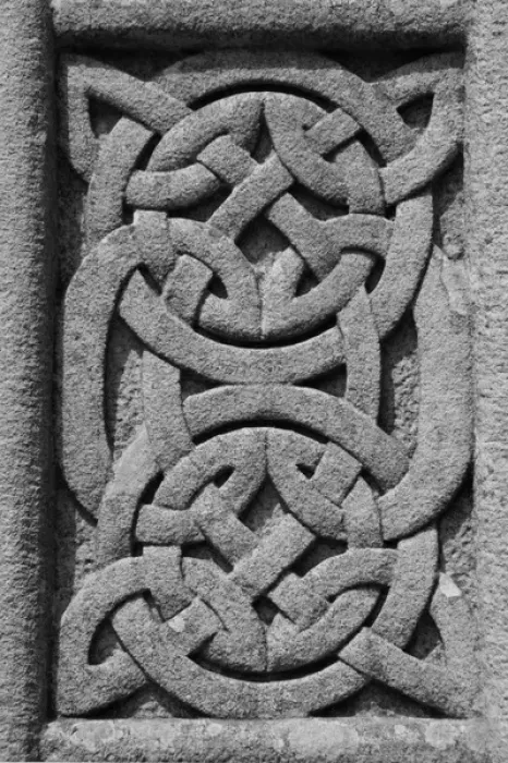 Framed Print : Europe, Ireland, Glendalough. Cletic Patterns on Cross at Glandalough Framed Print : Europe, Ireland, Glendalough. Cletic Patterns on Cross at Glandalough