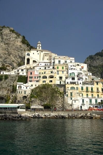 Europe, Italy, Amalfi Coast, Bay of Salerno, Amalfi