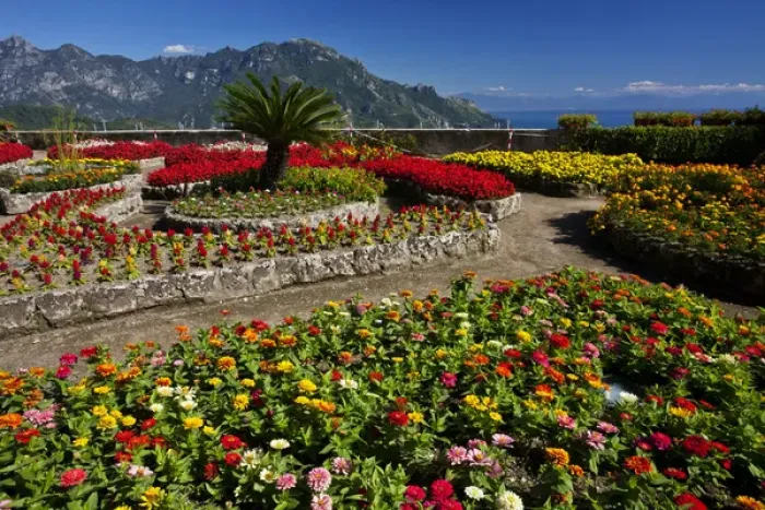 Framed Print : Europe; Italy; Amalfi Coastline; Ravello; View of the Villa Rufolo in Ravello, Italy Framed Print : Europe; Italy; Amalfi Coastline; Ravello; View of the Villa Rufolo in Ravello, Italy