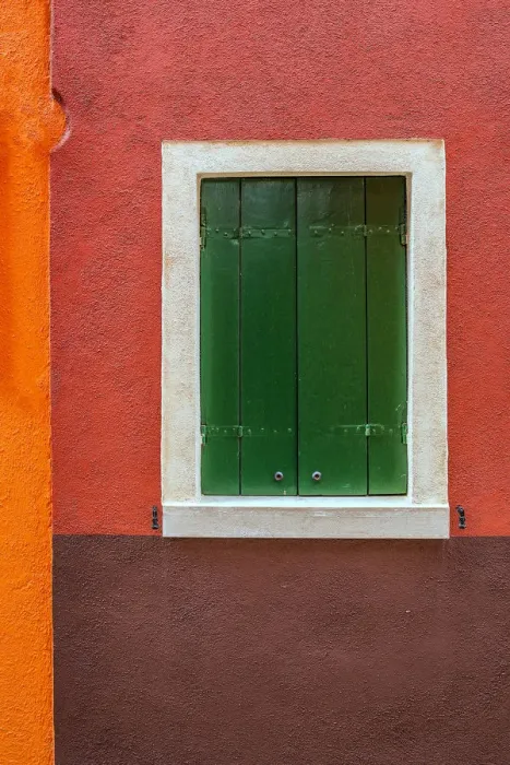 Framed Print : Europe, Italy, Burano. Colorful house and window Framed Print : Europe, Italy, Burano. Colorful house and window