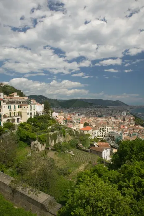 Framed Print : Europe, Italy, Campania (Amalfi Coast), SALERNO: Town View