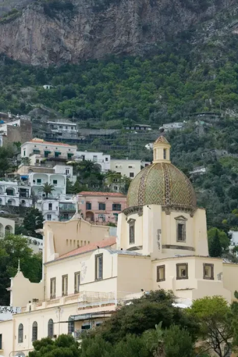Framed Print : Europe, Italy, Campania (Amalfi Coast) POSITANO: Santa Maria Assunta Church Framed Print : Europe, Italy, Campania (Amalfi Coast) POSITANO: Santa Maria Assunta Church