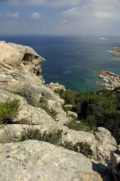 Europe, Italy, Emerald Coast (aka Costa Smeralda), Sardinia. Maddalena Island National Park