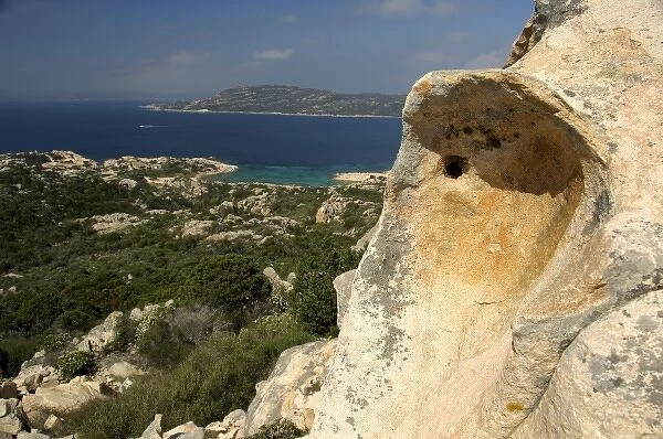 Europe, Italy, Emerald Coast (aka Costa Smeralda), Sardinia. Maddalena Island National Park