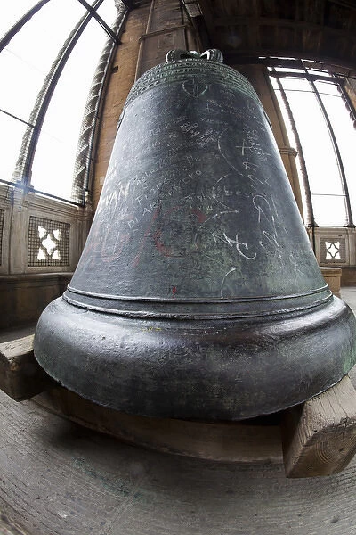 Europe; Italy; Florence; Bell in the Campo Tower Florence