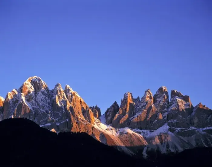 Framed Print : Europe, Italy, Odle Group. Evening light throws shadows on the Odle Group in the Dolomite Alps Framed Print : Europe, Italy, Odle Group. Evening light throws shadows on the Odle Group in the Dolomite Alps
