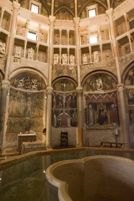 Framed Print : Europe, Italy, Parma. Inside the Baptistry used for baptism. Credit as: Wendy Kaveney Framed Print : Europe, Italy, Parma. Inside the Baptistry used for baptism. Credit as: Wendy Kaveney