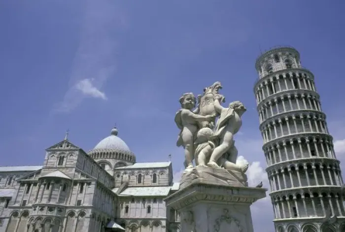 Framed Print : Europe, Italy, Pisa, Leaning Tower of Pisa