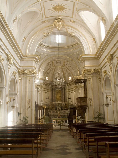 Europe, Italy, Positano. Church interior. Credit as: Wendy Kaveney  /  Jaynes Gallery