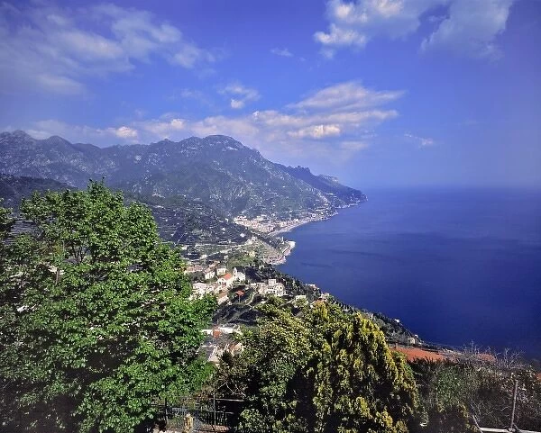 Europe, Italy, Ravello. Ravello offers one of the best views of the Amalfi Coast