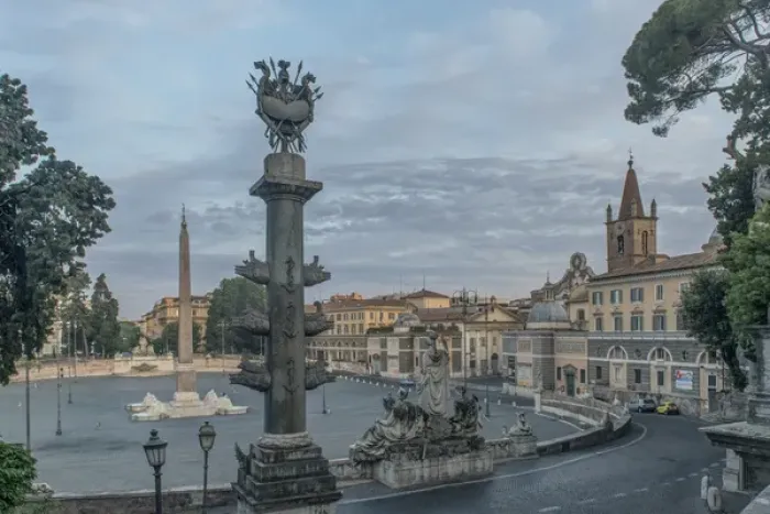 Framed Print : Europe, Italy, Rome, Piazza Popolo Framed Print : Europe, Italy, Rome, Piazza Popolo