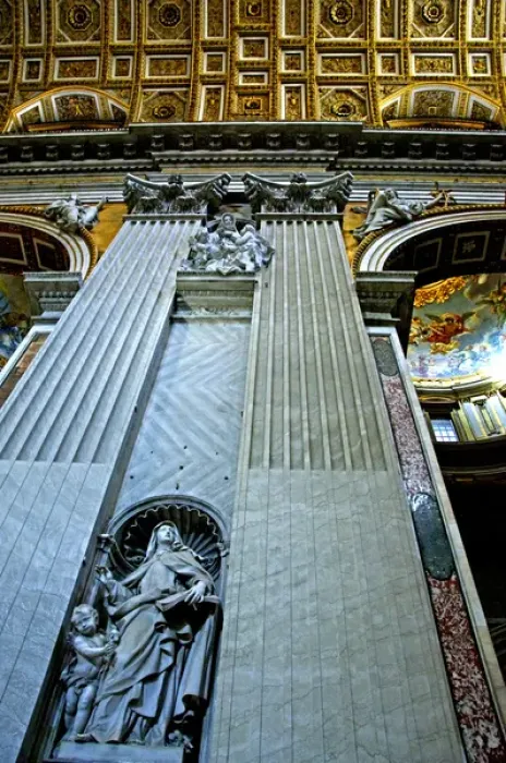 Framed Print : Europe, Italy, Rome. St. Peters Basilica (aka Basilica di San Pietro), interior Framed Print : Europe, Italy, Rome. St. Peters Basilica (aka Basilica di San Pietro), interior