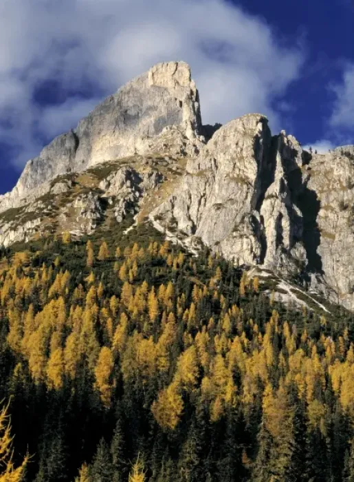 Framed Print : Europe, Italy, Sella Mountains. The sharp crags of the Sella area of Italy s