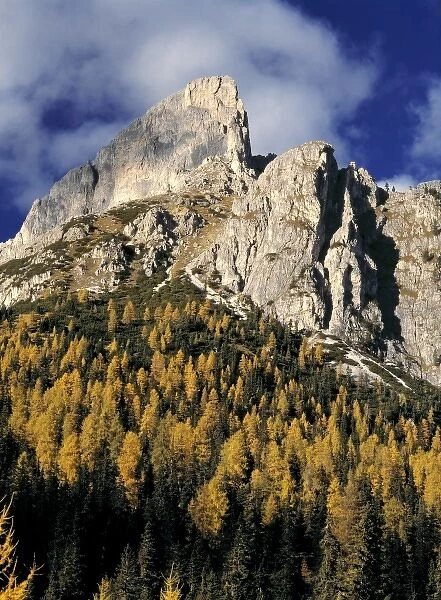Europe, Italy, Sella Mountains. The sharp crags of the Sella area of Italy s