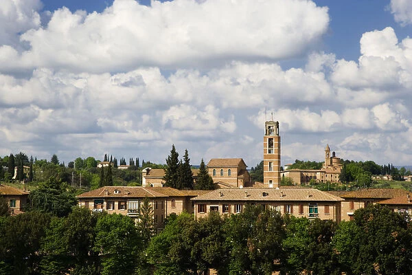 Europe, Italy, Siena. Overview of town buildings. Credit as: Dennis Flaherty  /  Jaynes