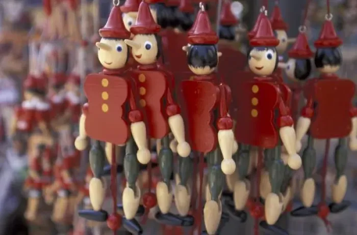 Framed Print : Europe, Italy, Tuscany, Collodi, Home of Pinocchio; Pinocchio dolls for sale