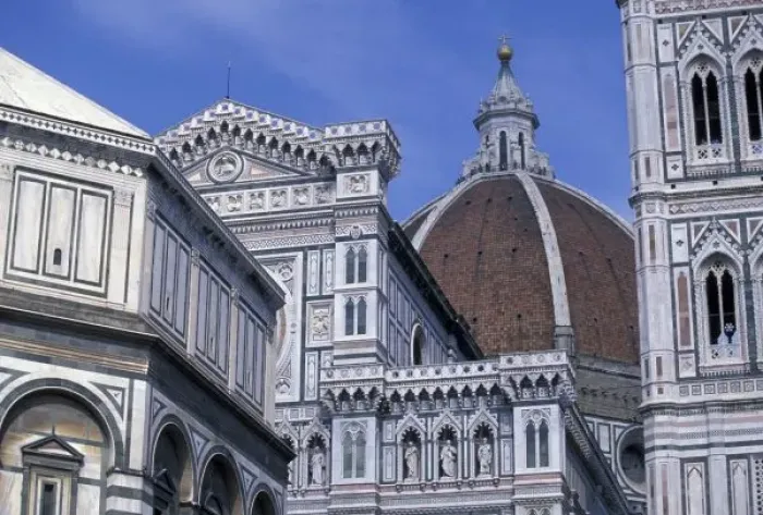 Framed Print : Europe, Italy, Tuscany, Florence. Piazza del Duomo. Duomo detail Framed Print : Europe, Italy, Tuscany, Florence. Piazza del Duomo. Duomo detail