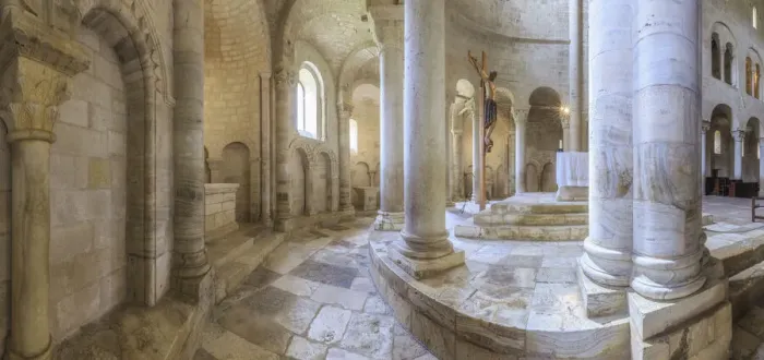 Framed Print : Europe, Italy, Tuscany. Interior of San Antimo Abbey Framed Print : Europe, Italy, Tuscany. Interior of San Antimo Abbey