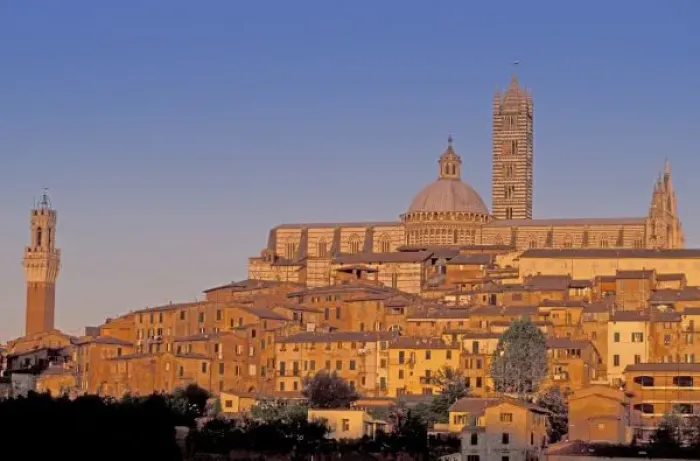 Framed Print : Europe, Italy, Tuscany, Siena. 13th century Duomo & Palazzo Pubblico. Sunset Framed Print : Europe, Italy, Tuscany, Siena. 13th century Duomo & Palazzo Pubblico. Sunset