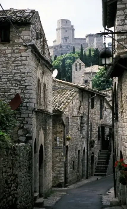 Framed Print : Europe, Italy, Umbria, Assisi. Medieval street Framed Print : Europe, Italy, Umbria, Assisi. Medieval street