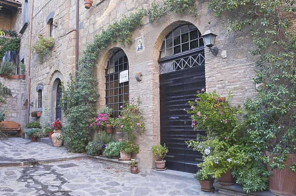 Europe, Italy, Umbria, Civita, Traditional House