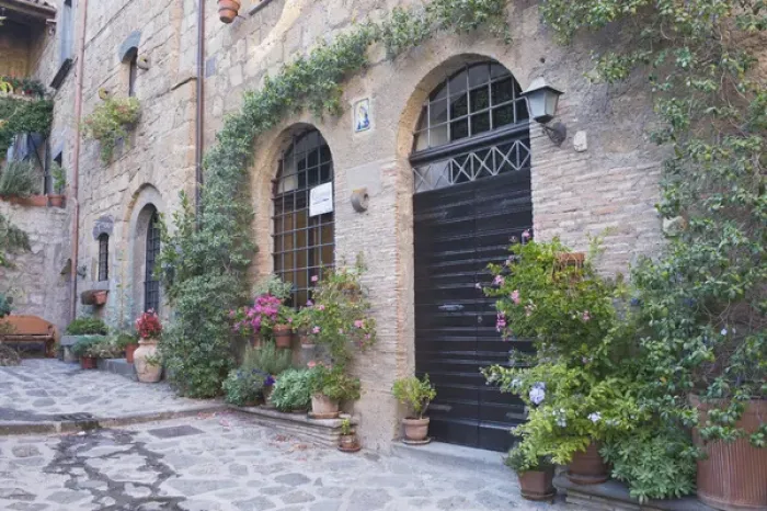Framed Print : Europe, Italy, Umbria, Civita, Traditional House Framed Print : Europe, Italy, Umbria, Civita, Traditional House