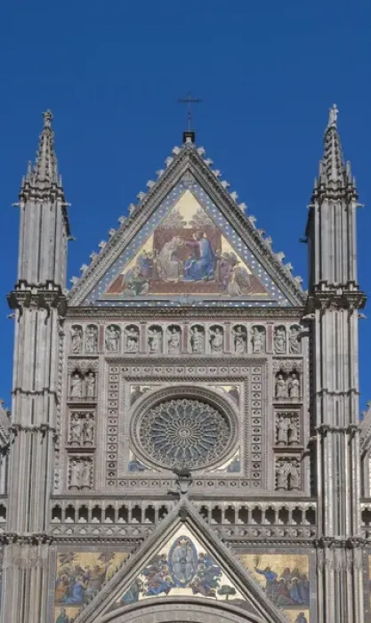 Framed Print : Europe, Italy, Umbria, Orvieto, Orvieto Cathedral (Duomo)