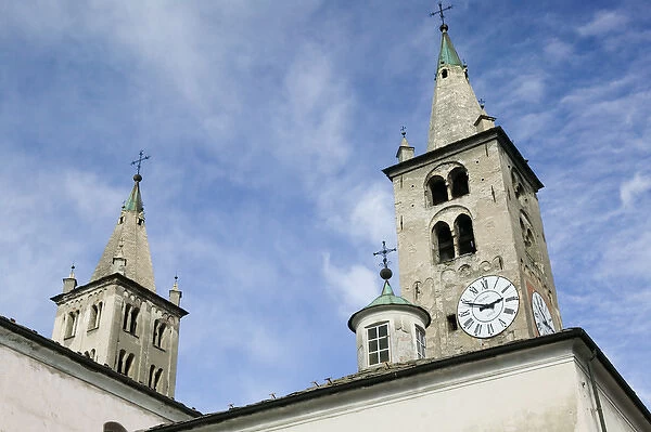 Europe, Italy, Valle d Aosta-AOSTA: Cathedral Santa Maria Assunta (12th century)