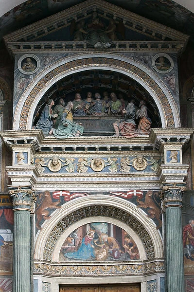 Europe, Italy, Valle d Aosta-AOSTA: Cathedrale Santa Maria Assunta (12th century)